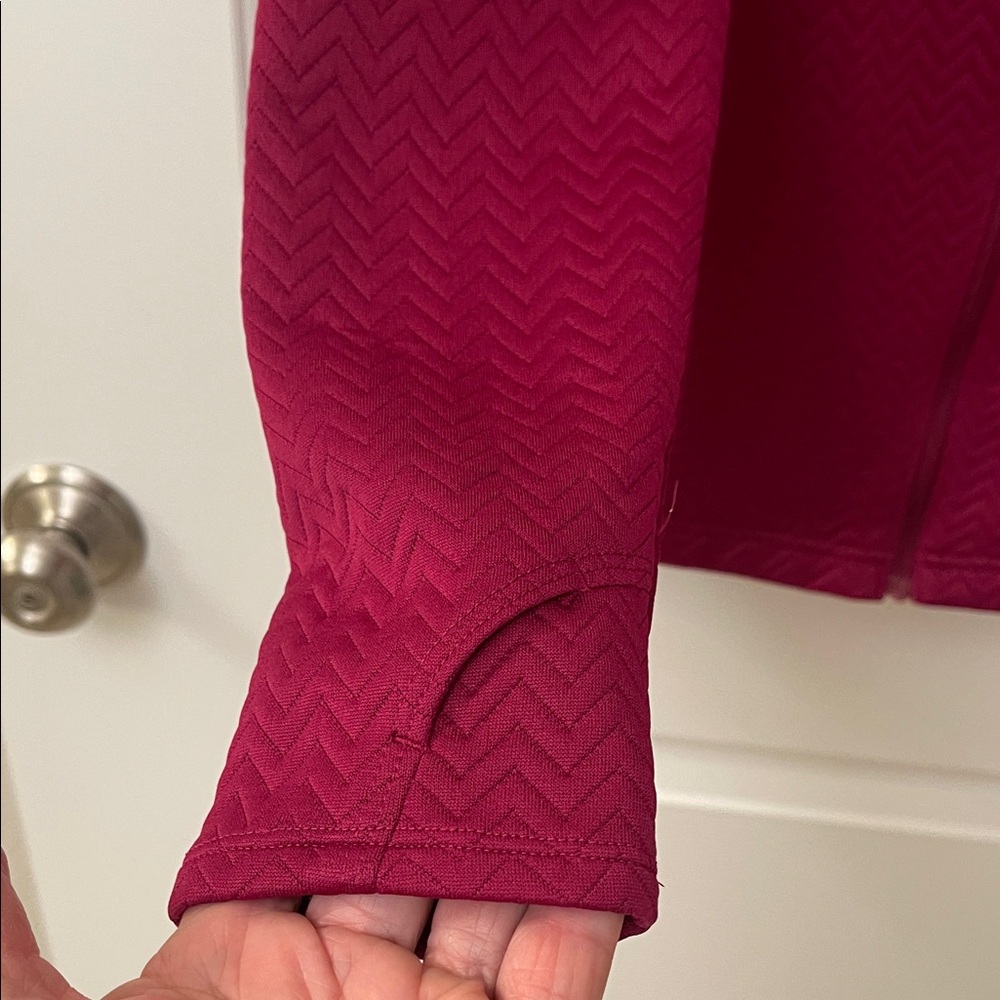 adidas Women's Burgundy Ski Jacket - Picture 5 of 13